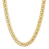 Men's 14k Gold Over Silver Curb Chain Necklace
