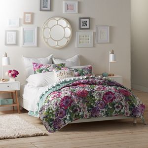 LC Lauren Conrad Watercolor Garden Quilt Collection