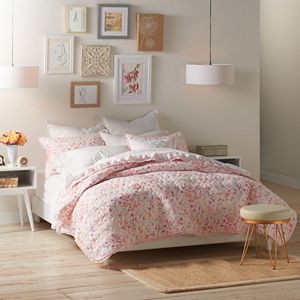 LC Lauren Conrad Sprig Leaf Quilt Collection