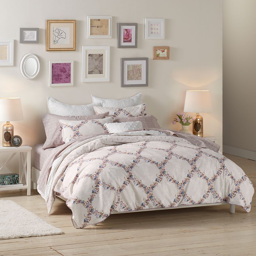 LC Lauren Conrad Floral Trellis Comforter Collection
