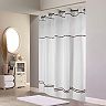 Hookless Plain Weave Monterey Lined Shower Curtain Collection 