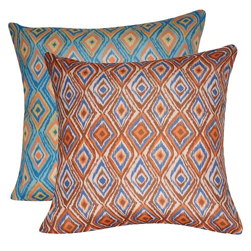 Loom and Mill Diamond II Geometric Throw Pillow