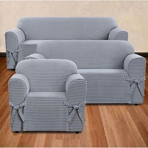 Sure Fit Horizontal Club Stripe Furniture Cover Collection
