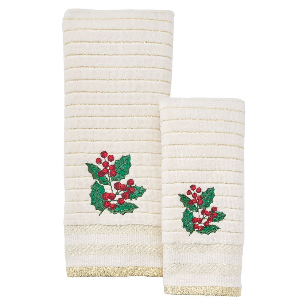 St. Nicholas Square® Holly Bath Towel Collection