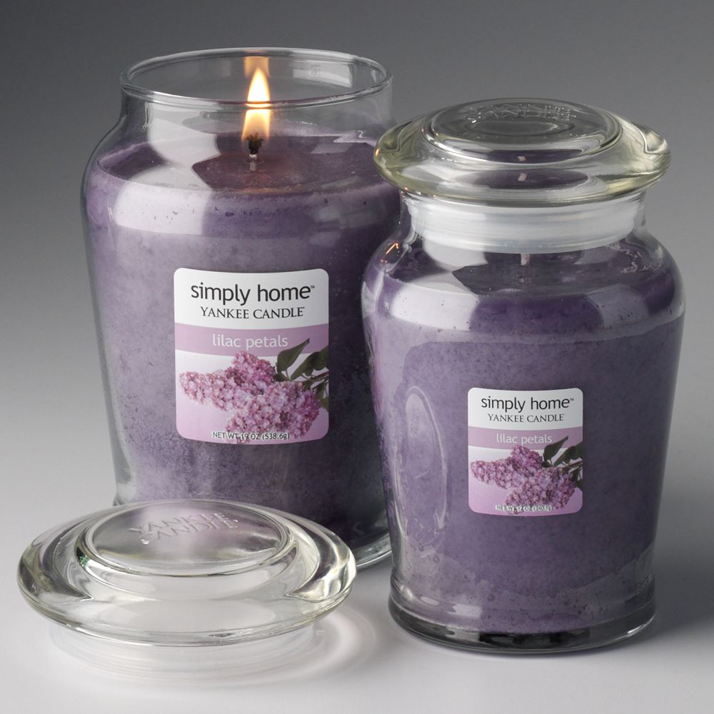 Yankee Candle simply home Lilac Petals Jar Candles
