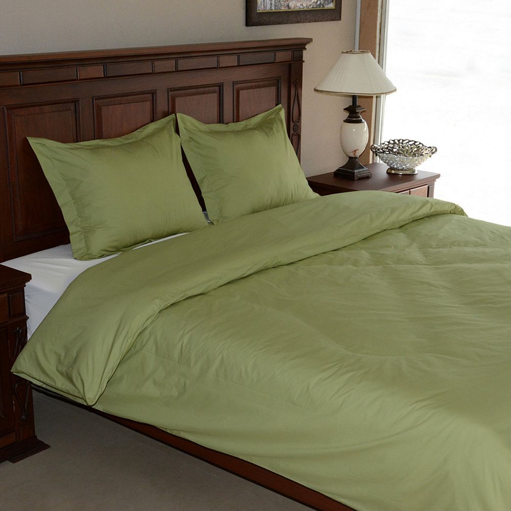 Egyptian Cotton Percale 3pc. Duvet Cover Set