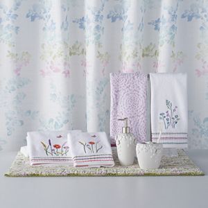 Ombre Leaves Shower Curtain Collection