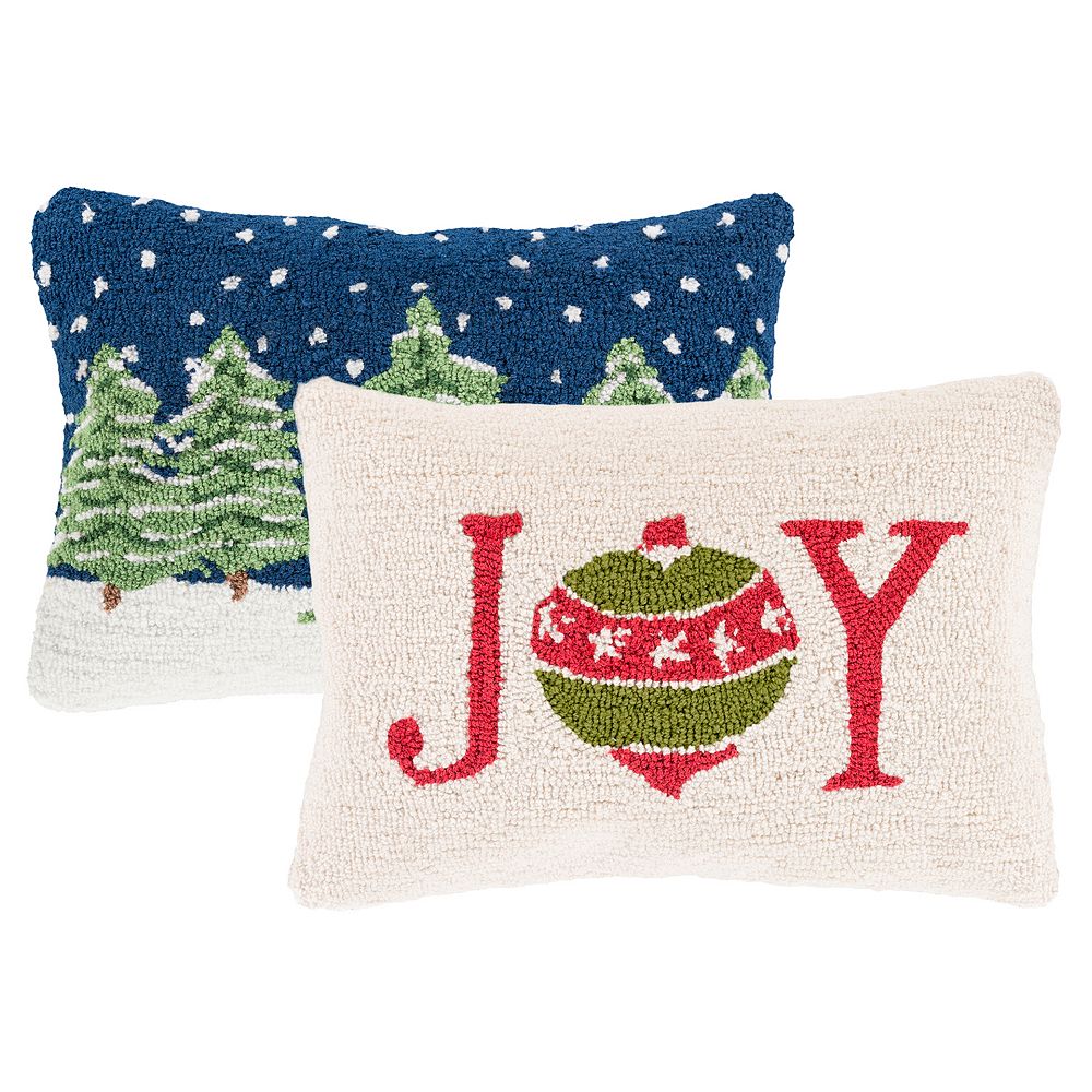 Decor 140 Holiday Hooked Oblong Throw Pillow Collection