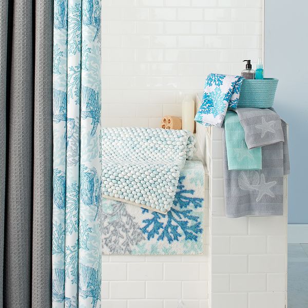 Seaside Shower Curtain Collection, Seaside Shower Curtain