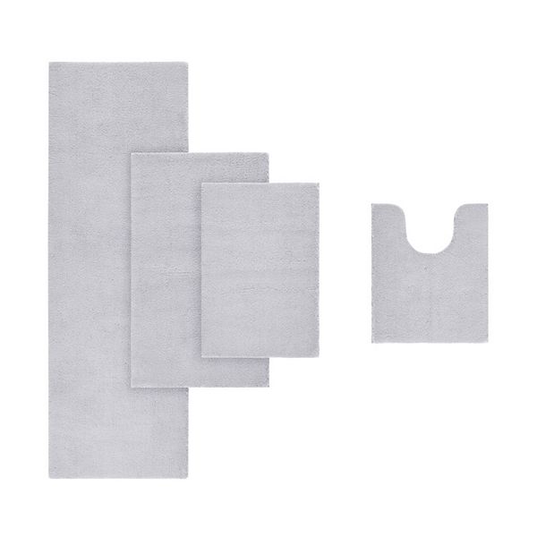 Marshmallow Quick Dry Microfiber Bath Rugs by Madison Park Signature