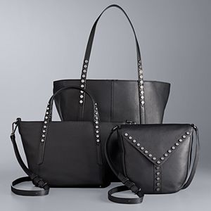 Simply Vera Vera Wang Studded Leather Handbag Collection
