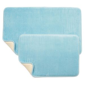 Sunham Blucore Quick Dry Foam Bath Rug Collection
