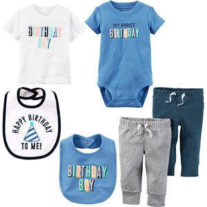 Baby Boy Carter's First Birthday Mix & Match Collection