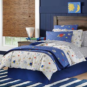 Space Cotton Percale Duvet Cover Collection