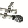 Rod Desyne Forest Adjustable Double Window Curtain Rod 