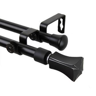 Rod Desyne Fort Adjustable Double Window Curtain Rod