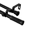 Rod Desyne Threaded Adjustable Double Window Curtain Rod