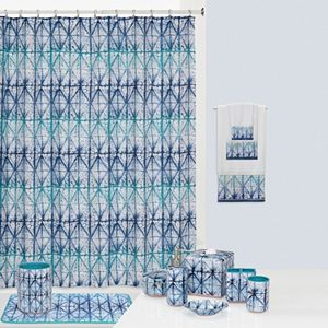 Creative Bath Shibori Shower Curtain Collection