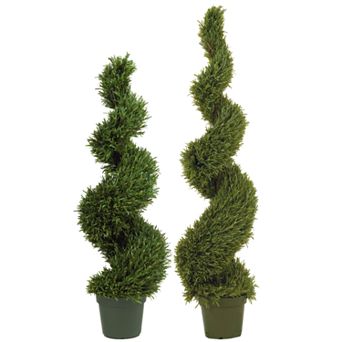 nearly natural Silk Spiral Rosemary&nbsp;Trees
