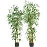 nearly natural Silk Fancy Slim Bamboo Trees