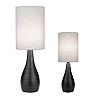Quatro Brushed Table Lamps