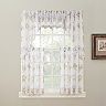 No918 Eves Garden Swag Tier Kitchen Window Curtains