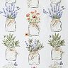 No918 Eves Garden Swag Tier Kitchen Window Curtains