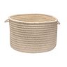 Colonial Mills Natural Wool Check Utility Basket