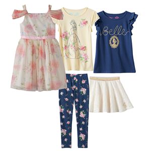 Disney's Beauty and the Beast Toddler Girl Floral Belle Mix & Match Outfits