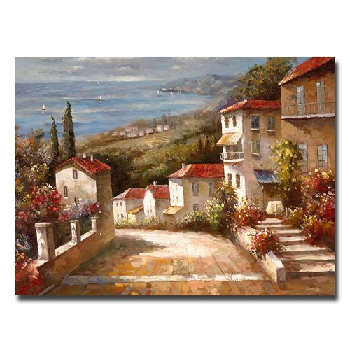 “Home in Tuscany” Canvas Wall Art