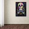 ''Skull &amp; Guns'' Canvas Wall Art