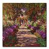 "A Pathway in Monet's Garden'' Canvas Wall Art by Claude Monet