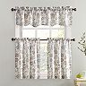 Top of the Window Signy Light Filtering Tier Kitchen Window Curtains