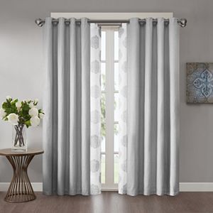 Madison Park Indra & Declan Layered Window Treatment Collection