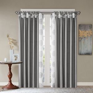 Madison Park Indra & Daniele Layered Window Treatment Collection