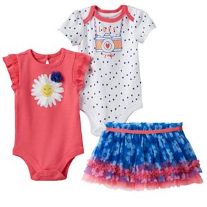Baby Girl Baby Starters Pink & Blue Daisy Mix & Match Outfits