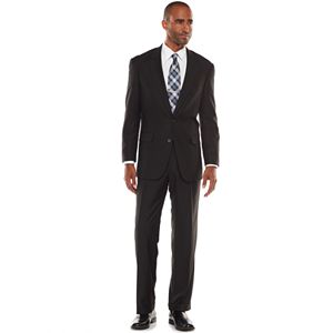 Big & Tall Croft & Barrow Classic-Fit Black True Comfort Suit Separates