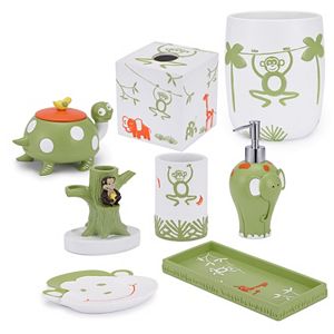 Kassatex Kids Jungle Bath Accessories Collection