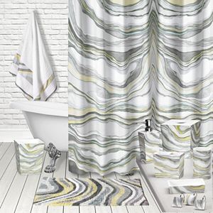 Popular Bath Sand Stone Shower Curtain Collection