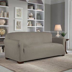 Serta Reversible Stretch Suede Slipcover Collection