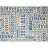 Waverly Sun N' Shade Printed City Words Indoor Outdoor Rug Collection