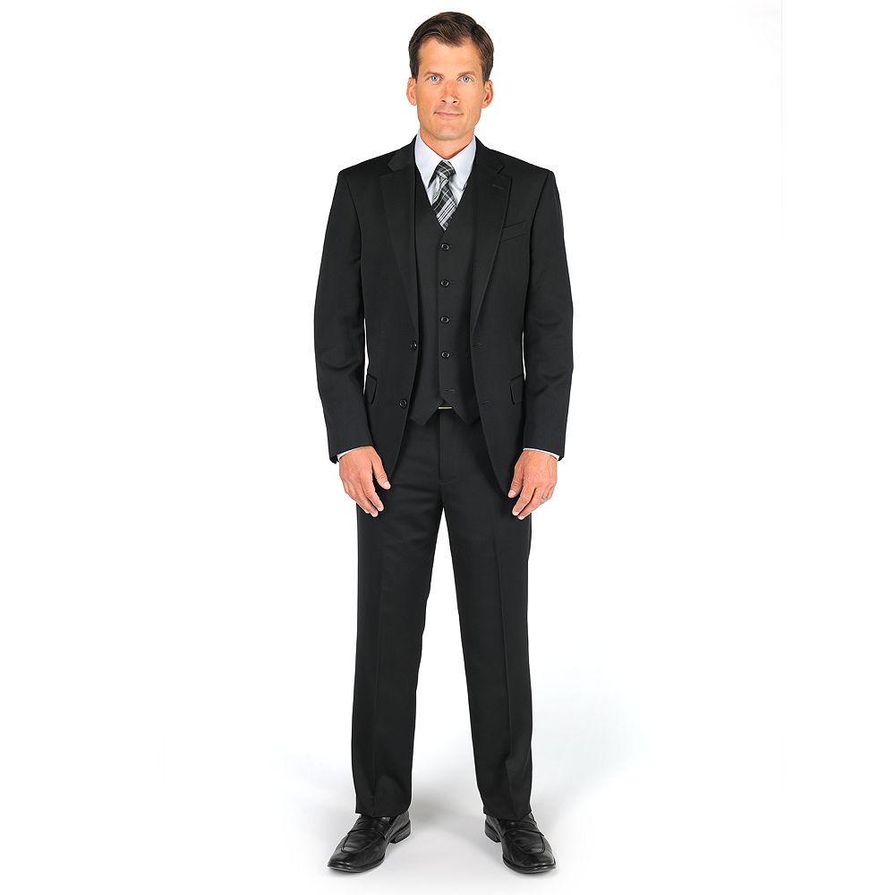 kohls mens black dress pants