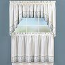 Abby Floral Tier Swag Kitchen Window Curtains