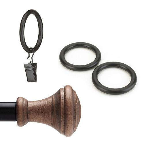 Umbra Wood Window Curtain Rod Collection