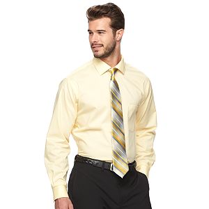 Men's Van Heusen Flex Collar Dress Shirt & Tie Combination