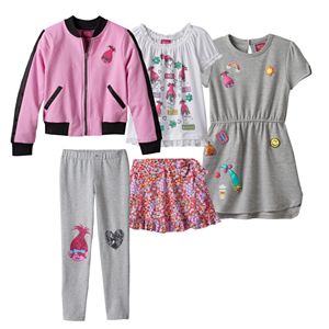 Girls 4-6x DreamWorks Trolls Mix & Match Outfits!
