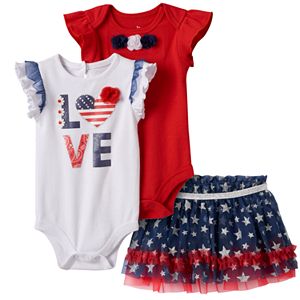 Baby Girl Baby Starters Patriotic Mix & Match Collection