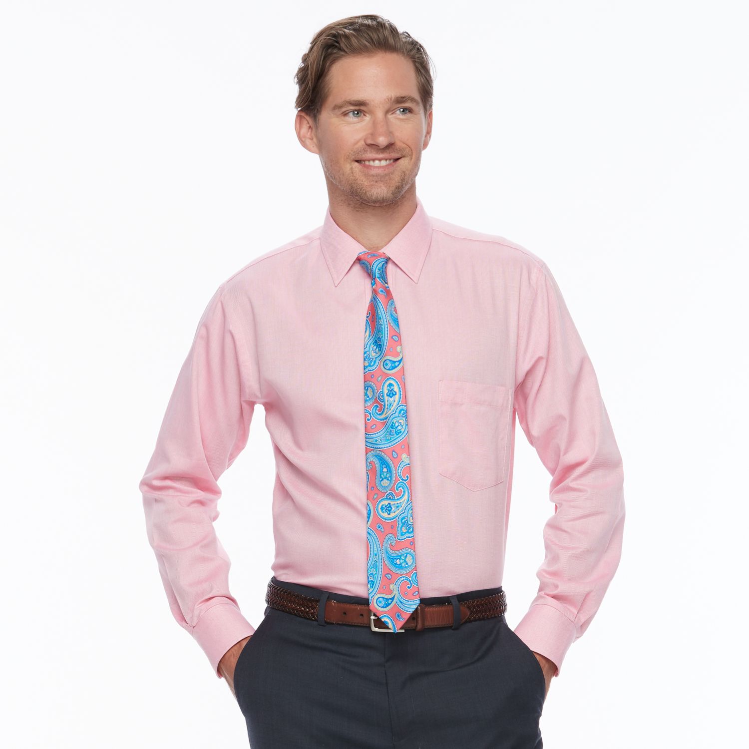 Men's Chaps Dress Shirt & Tie Combination