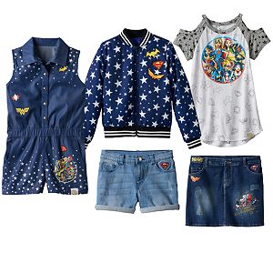 Girls 7-16 DC Comics Super Hero Girls Mix & Match Outfits