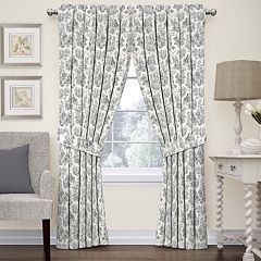 Black Waverly Curtains Drapes Window Treatments Home Decor